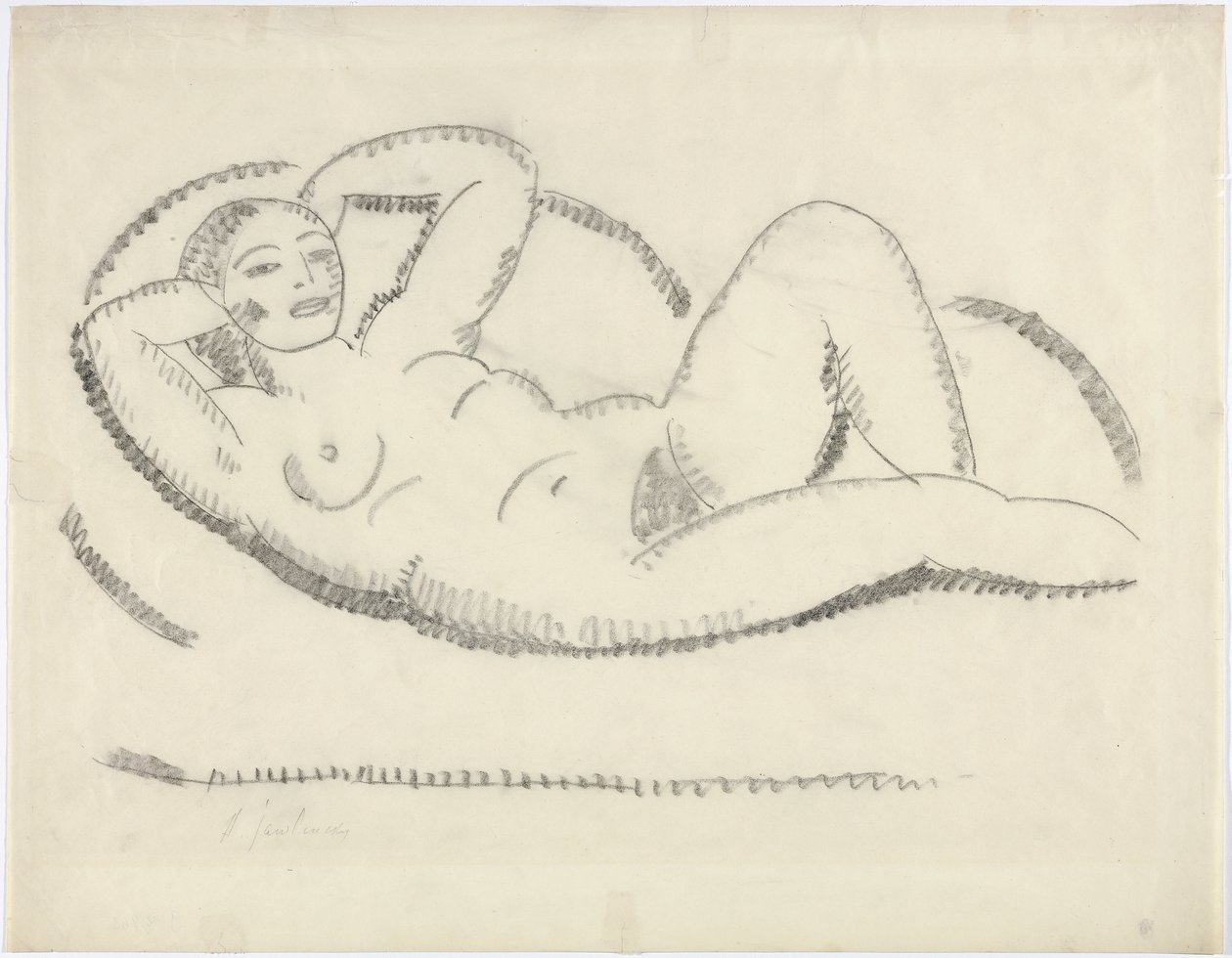 Løgn handling av Alexej von Jawlensky