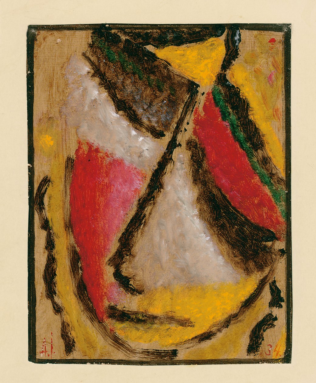 Meditasjon, 1934 av Alexej von Jawlensky