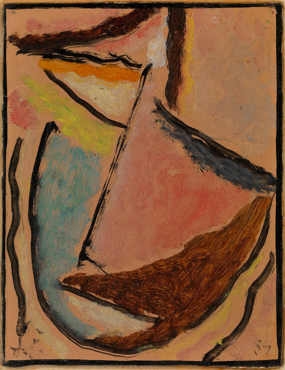 Meditasjon, lite abstrakt hode, 1934 av Alexej von Jawlensky