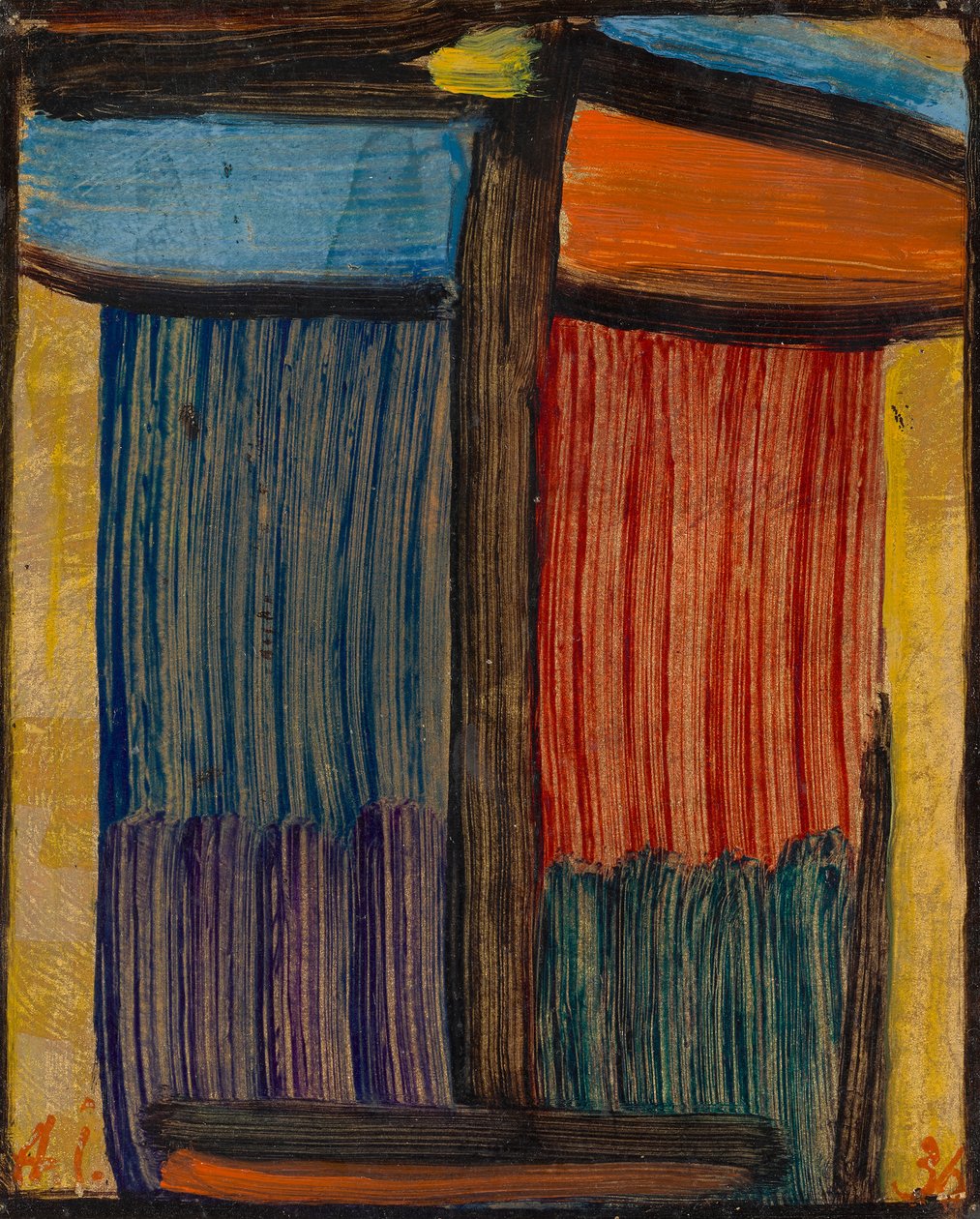 Meditation auf Goldgrund av Alexej von Jawlensky