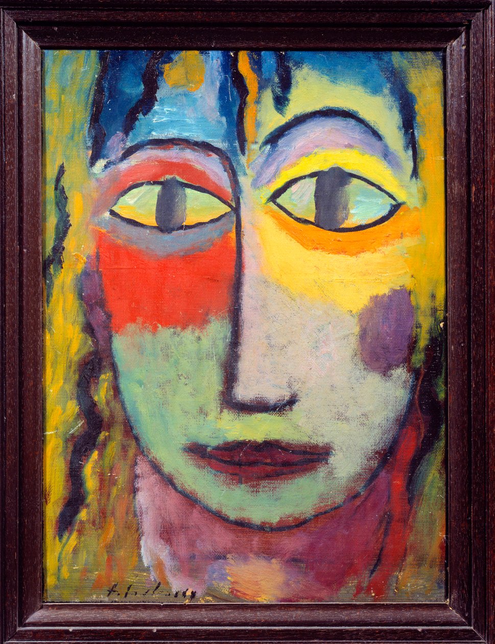 Manet. Maleri av russeren Alexei von Javlensky (Alexi von Jawlensky, Alexej von Javlenski) (1864-1941), 1900-tallet. Lyon, Musee des Beaux Arts. av Alexej von Jawlensky