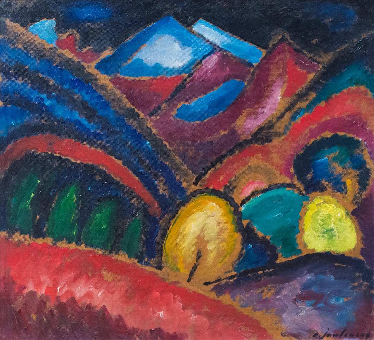 Murnau av Alexej von Jawlensky