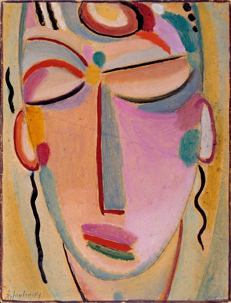 Mystisk hode: meditasjon av Alexej von Jawlensky