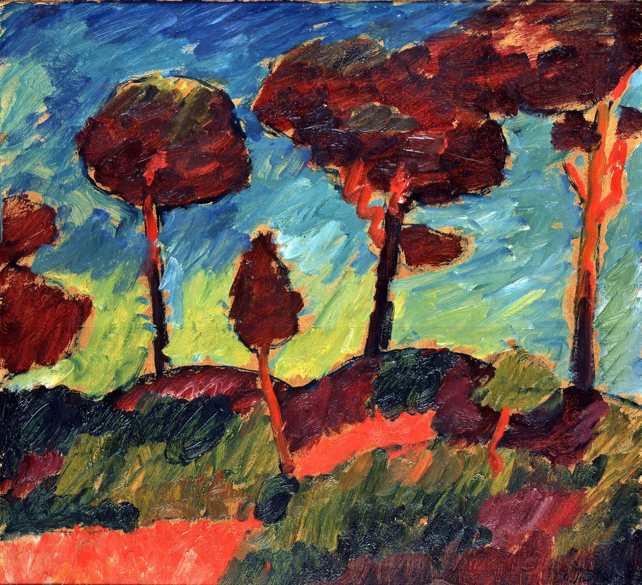 Pines i Prerow av Alexej von Jawlensky