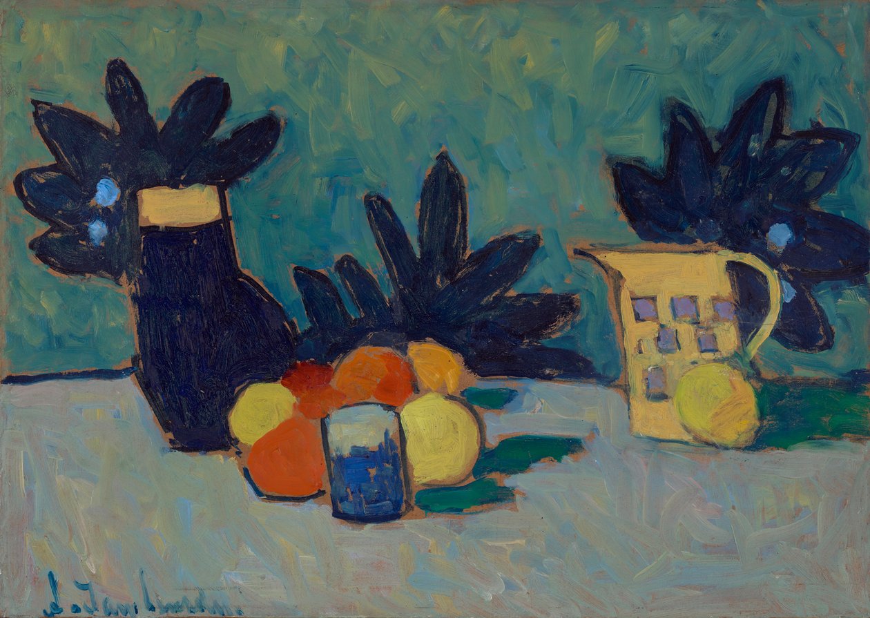 Stilleben med frukt av Alexej von Jawlensky