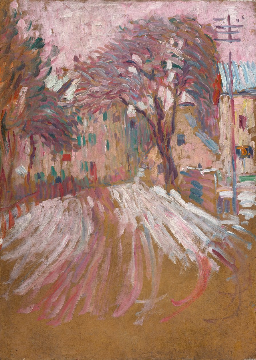 Gate om vinteren av Alexej von Jawlensky