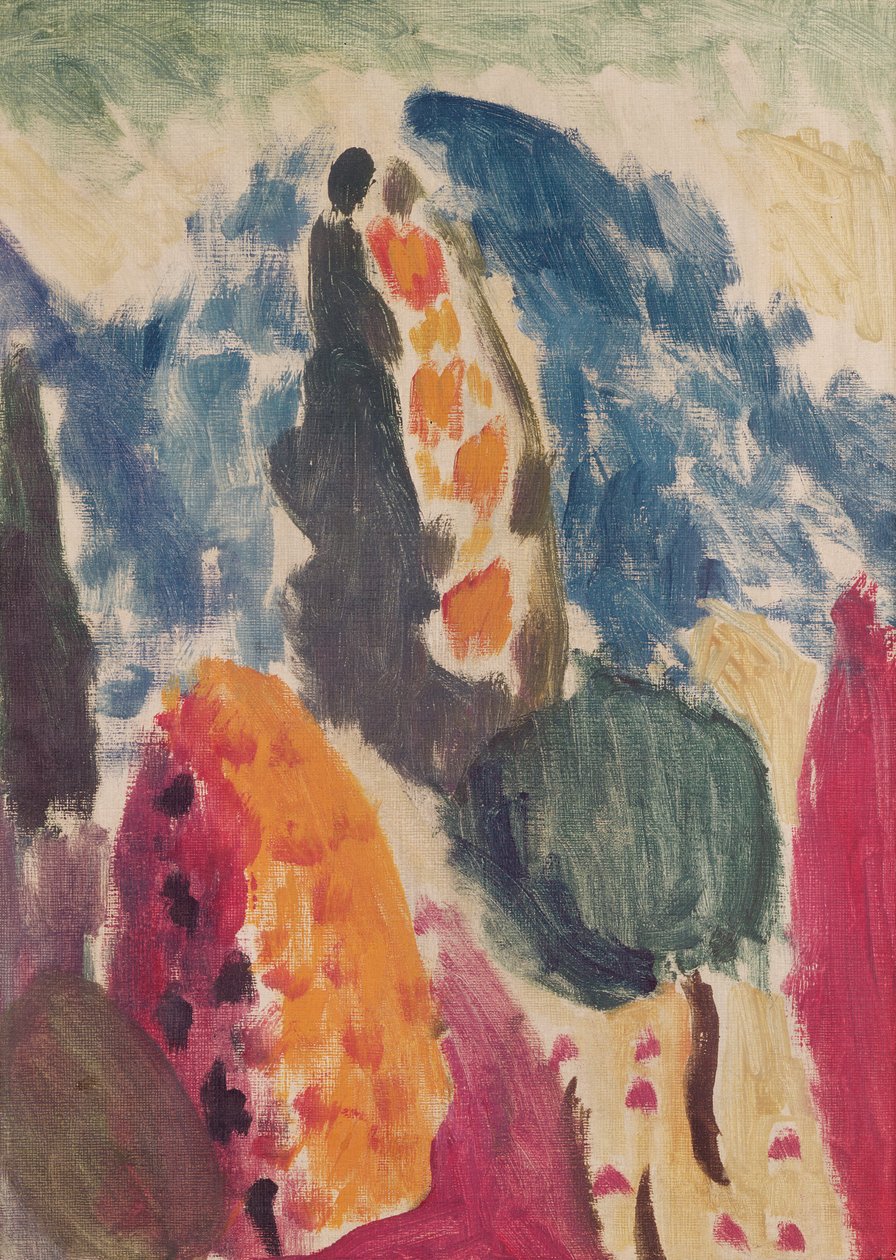 Variasjon IV, 1916 av Alexej von Jawlensky