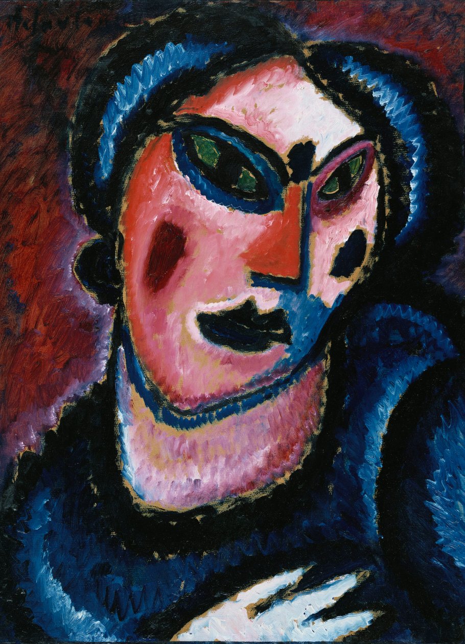 Hvit hanske, 1913 av Alexej von Jawlensky