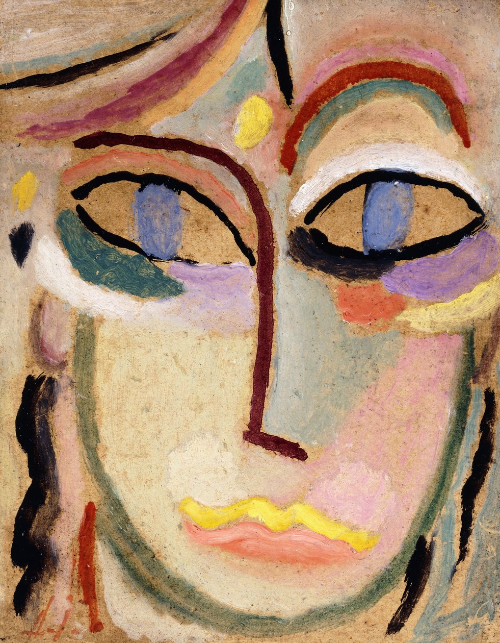 Kvinnens hode, ca. 1922 av Alexej von Jawlensky