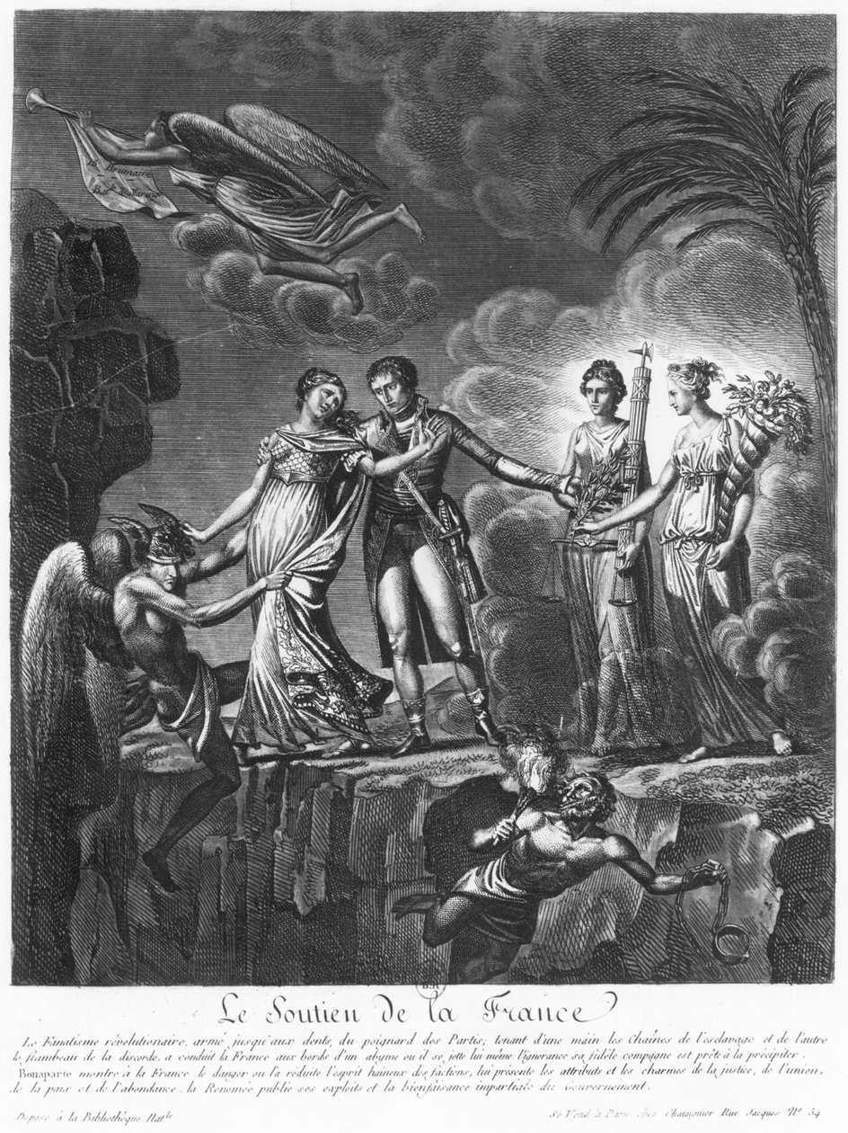Allegori om den gode regjeringen til Napoleon Bonaparte (1769-1821) fra 