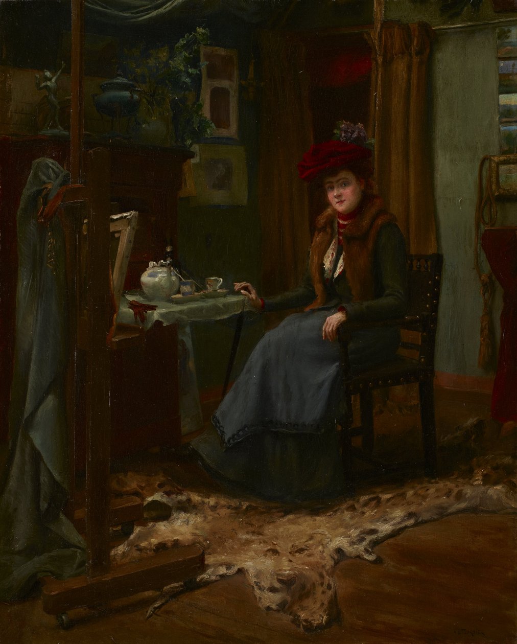 Besøkeren av Alexis Jean Fournier