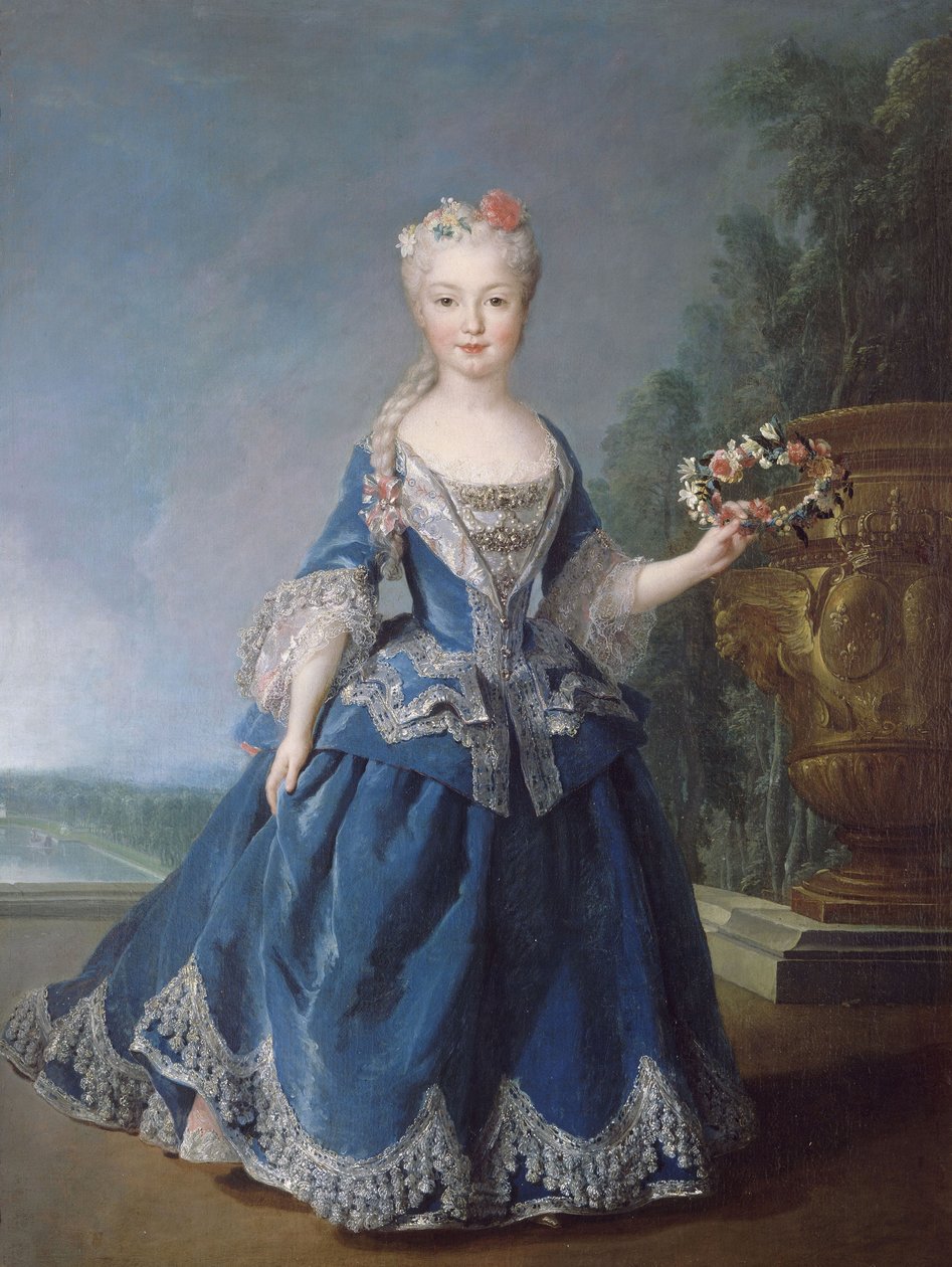Infanta Maríana Víctoría i Spania, dronning av Portugal og Algarve av Alexis Simon Belle