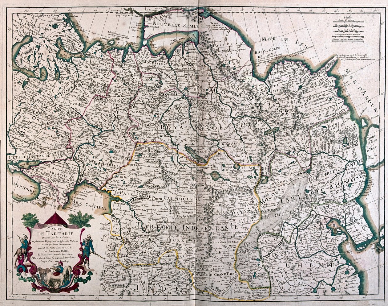 Det russiske og tartariske imperiet - av A av Alexis-Hubert Jaillot