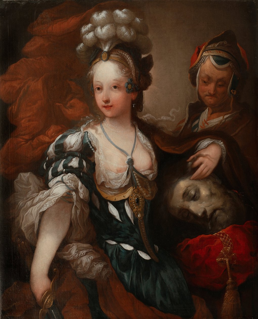 Judith med hodet av Holofernes, midten av 1700-tallet. av Alexis Grimou