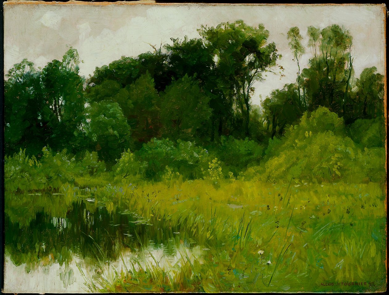 Etter regn, på Minnehaha Creek av Alexis Jean Fournier