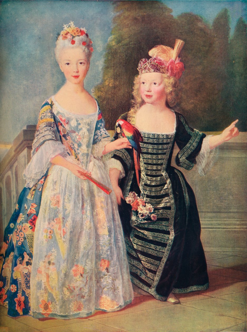 'Mademoiselle De Bethisy og broren hennes', c1715, 1911 av Alexis Simon Belle