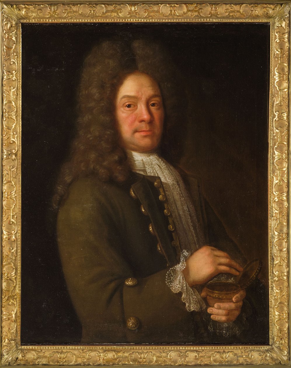 Portrett av Simon Harcourt, 1. Viscount Harcourt 1661-1727, første tredjedel av 1700-tallet. av Alexis Simon Belle