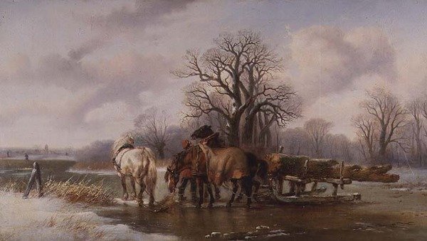 Tømmersleden av Alexis de Leeuw