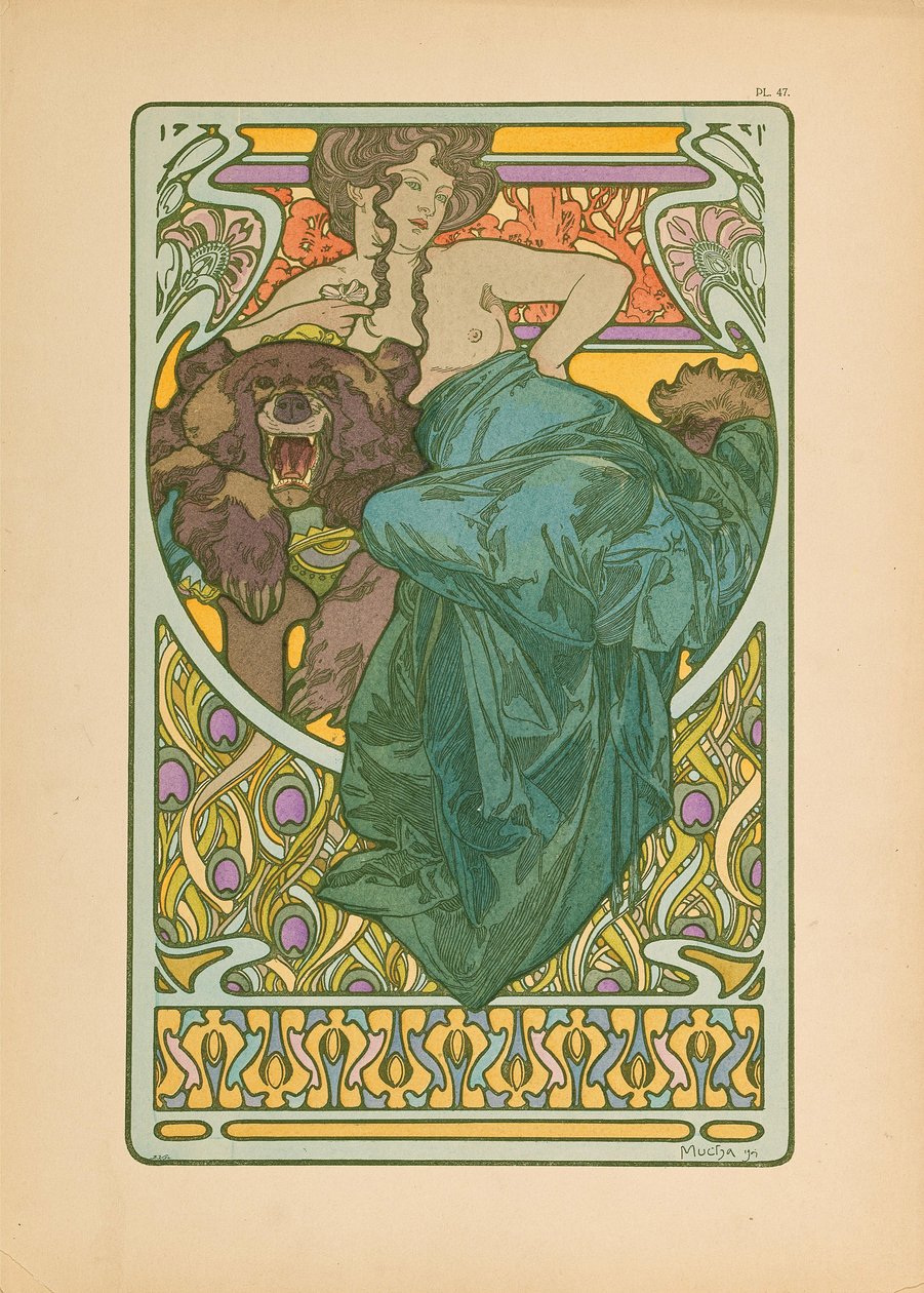 Dekorative dokumenter, 1902. av Alfons Marie Mucha