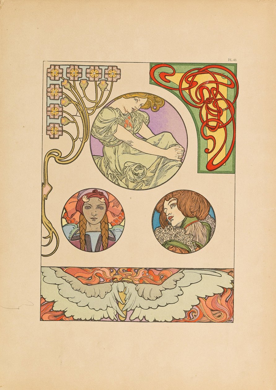 Dekorative dokumenter, 1902. av Alfons Marie Mucha