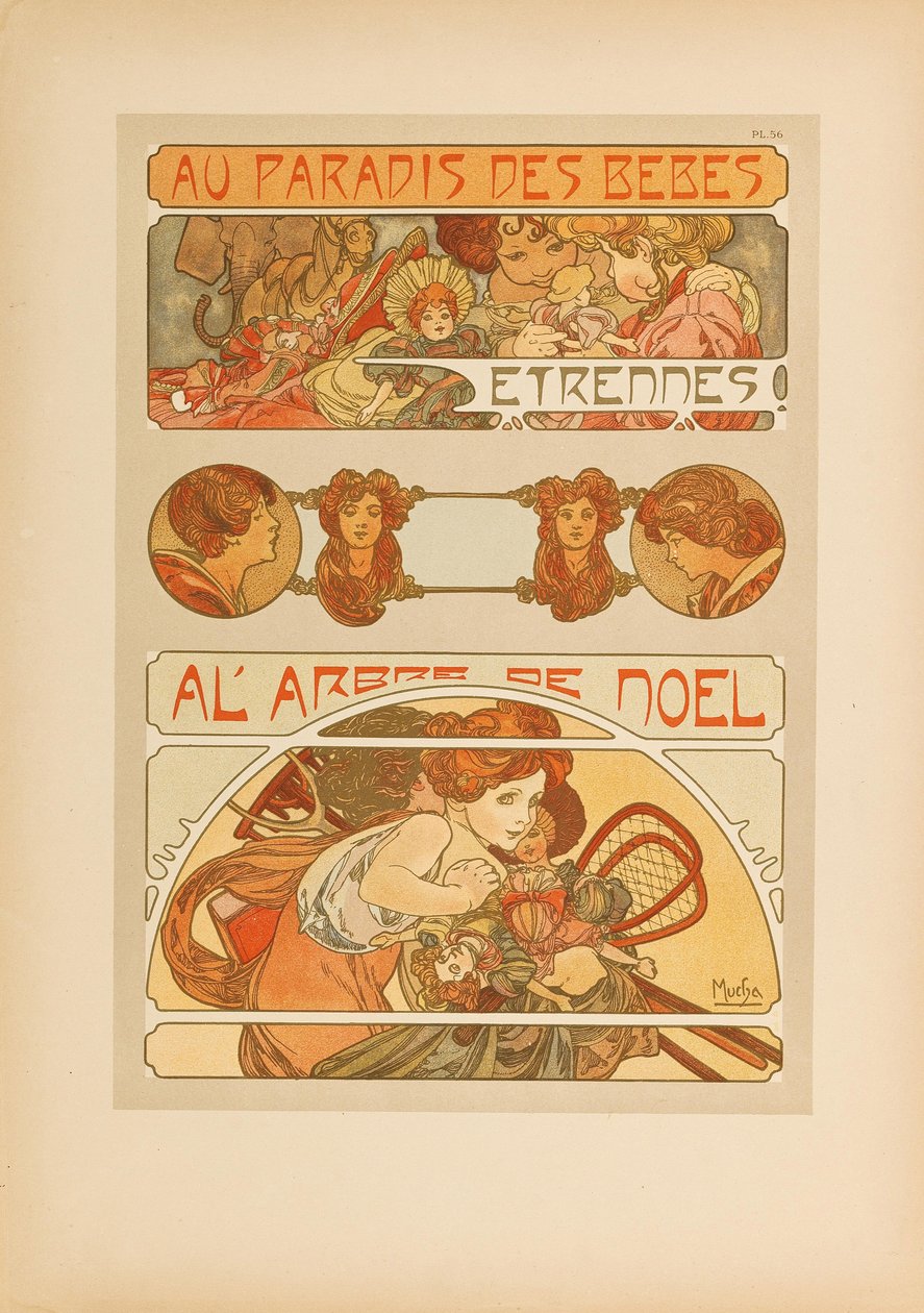 Dekorative dokumenter, 1902. av Alfons Marie Mucha