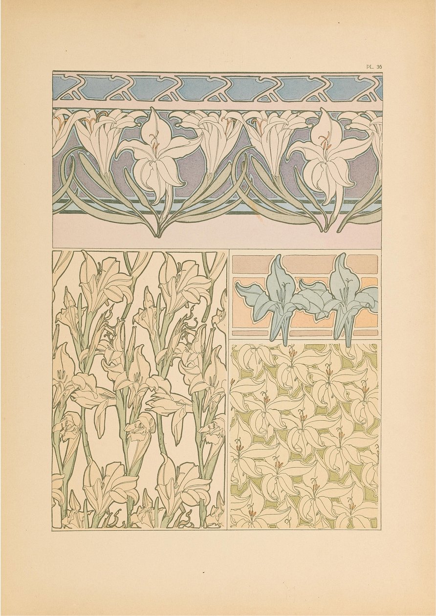 Dekorative dokumenter, 1902. av Alfons Marie Mucha