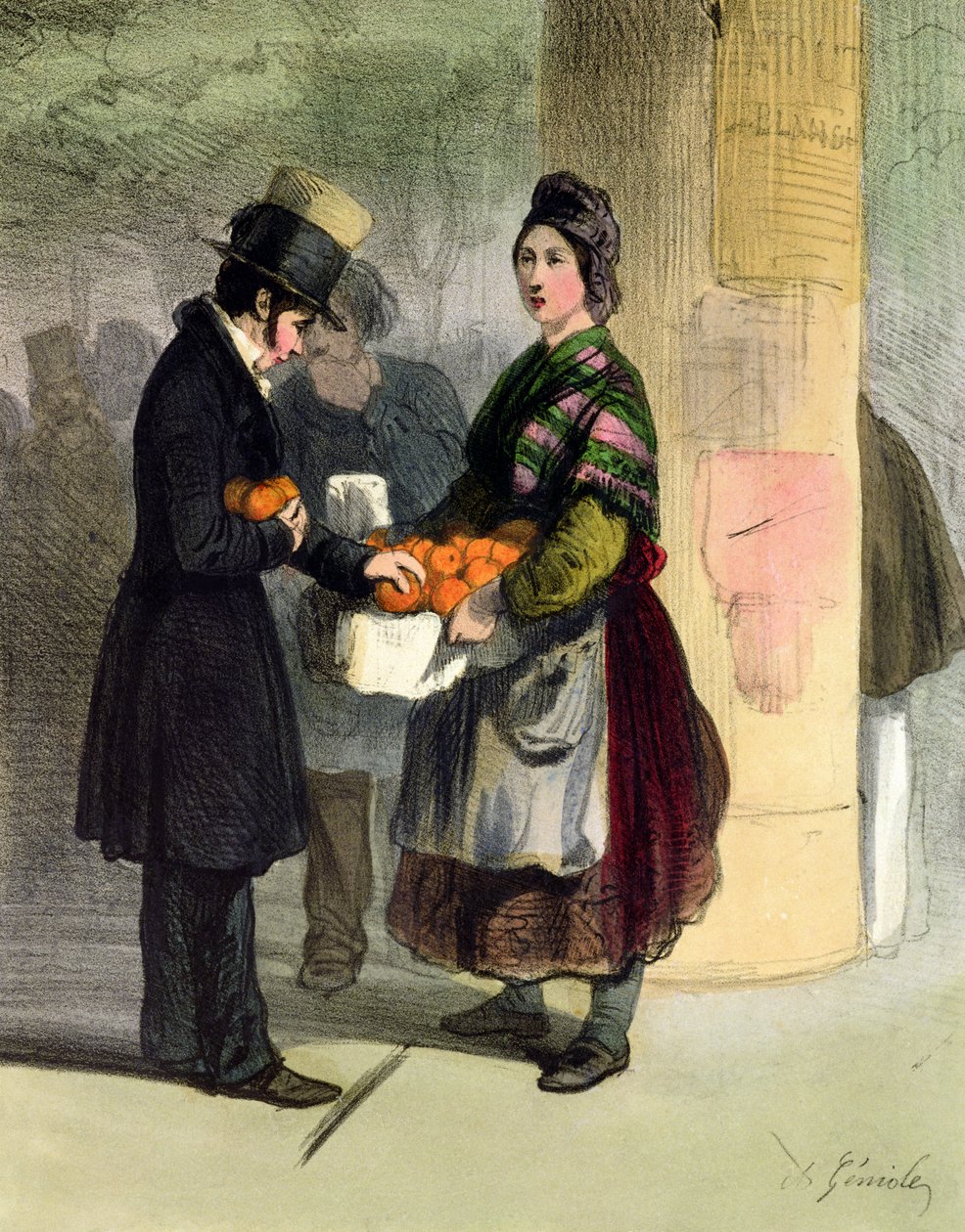 The Orange Seller, fra 