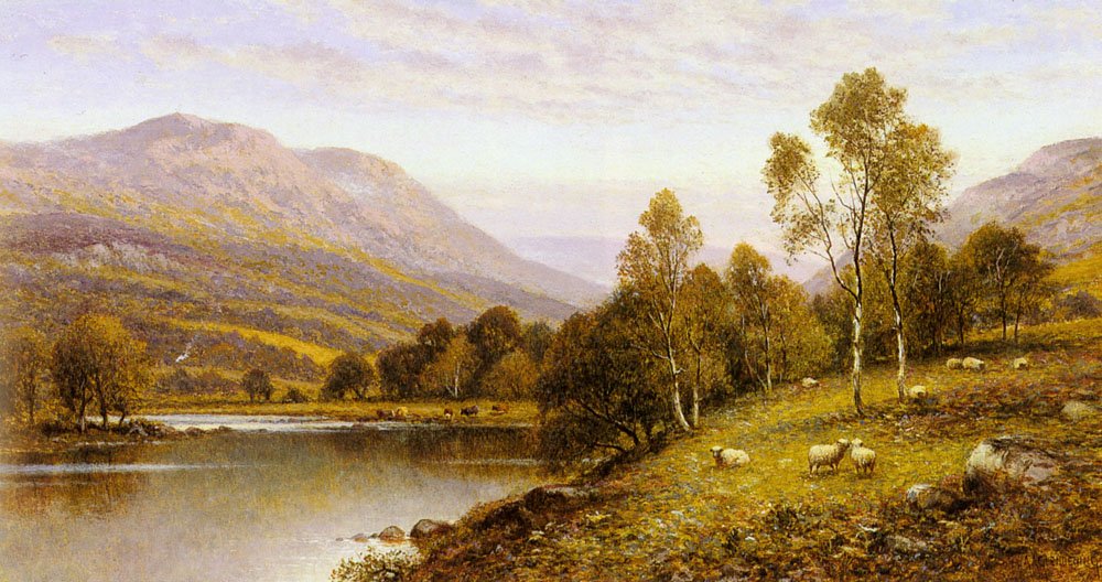 Tidlig kveld, Cumbria av Alfred Augustus Glendening