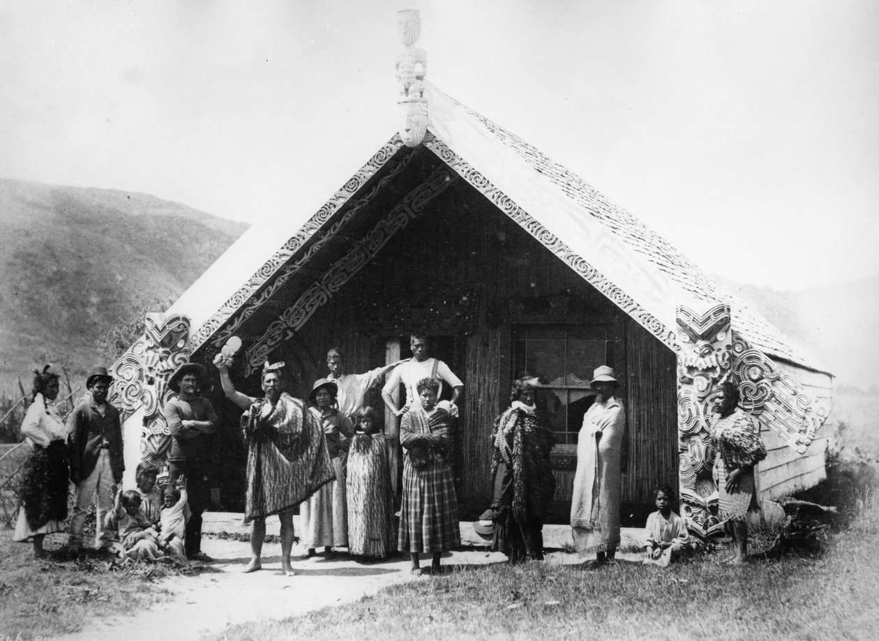 Conference House - Wairoa, ca. 1865-70 av Alfred Burton