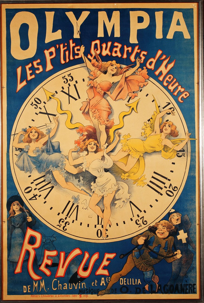 Olympia: Les P'tits Quarts d'Heure, ca. 1895 av Alfred Choubrac