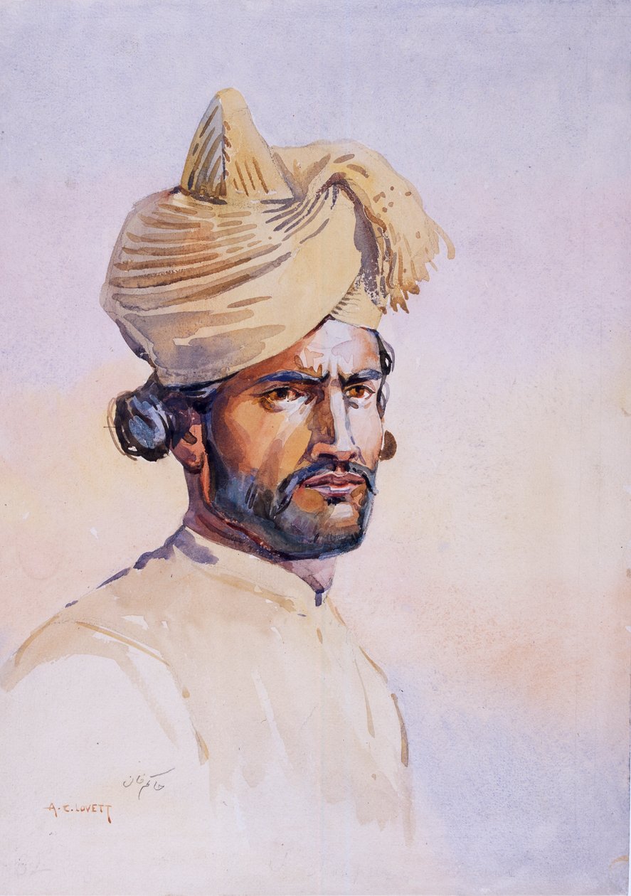 Soldat of the 82nd Punjabis, Awan, illustrasjon for 