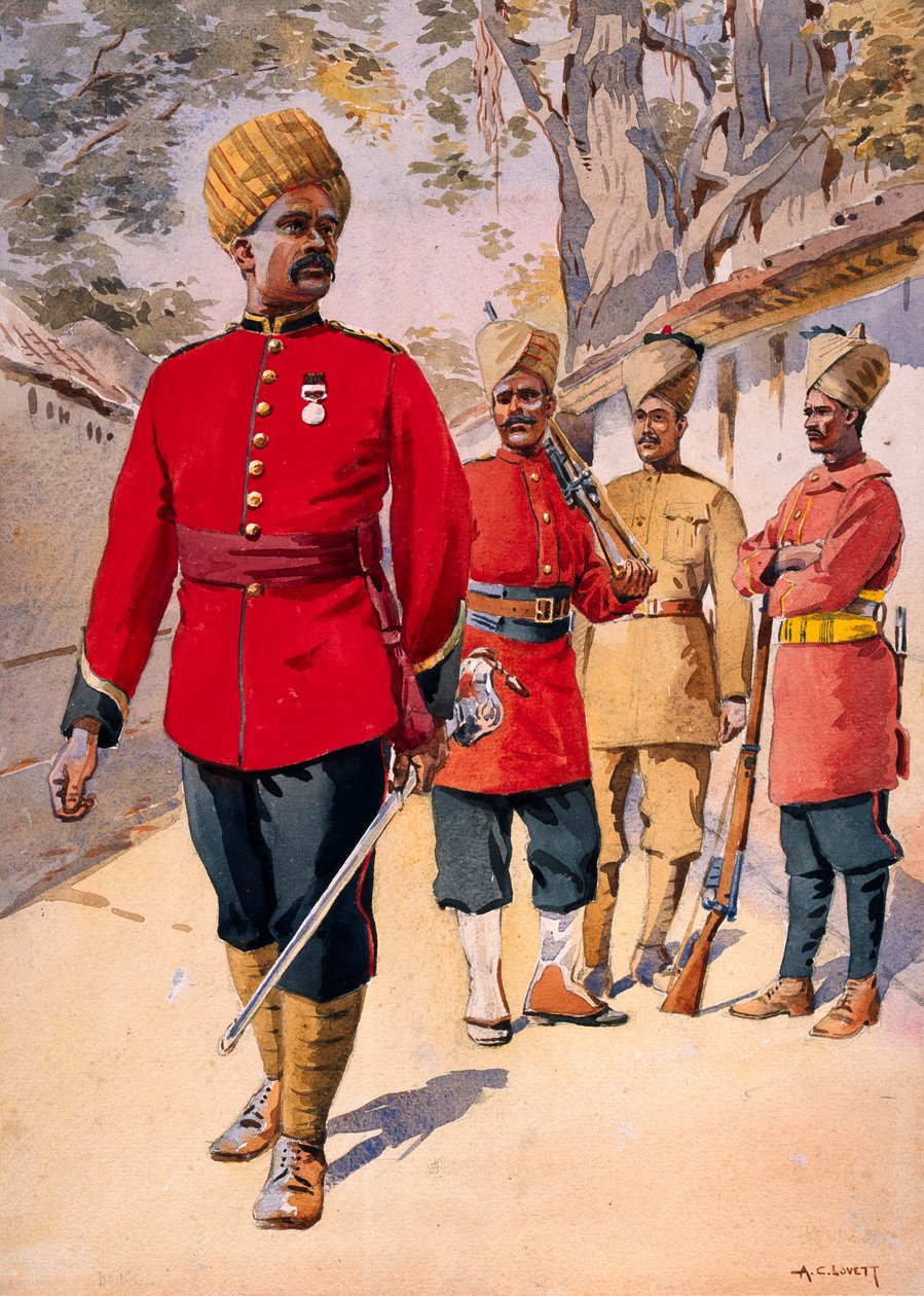 Soldier of the Mahratta Light Infantry, illustrasjon for 