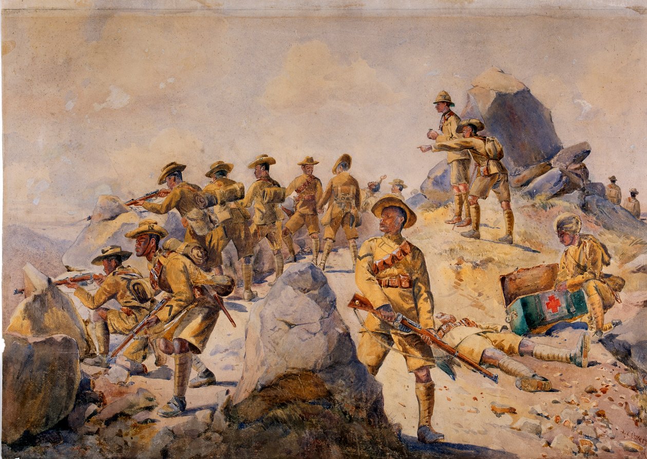 Soldiers of the 4th Gurkha Rifles, illustrasjon for 