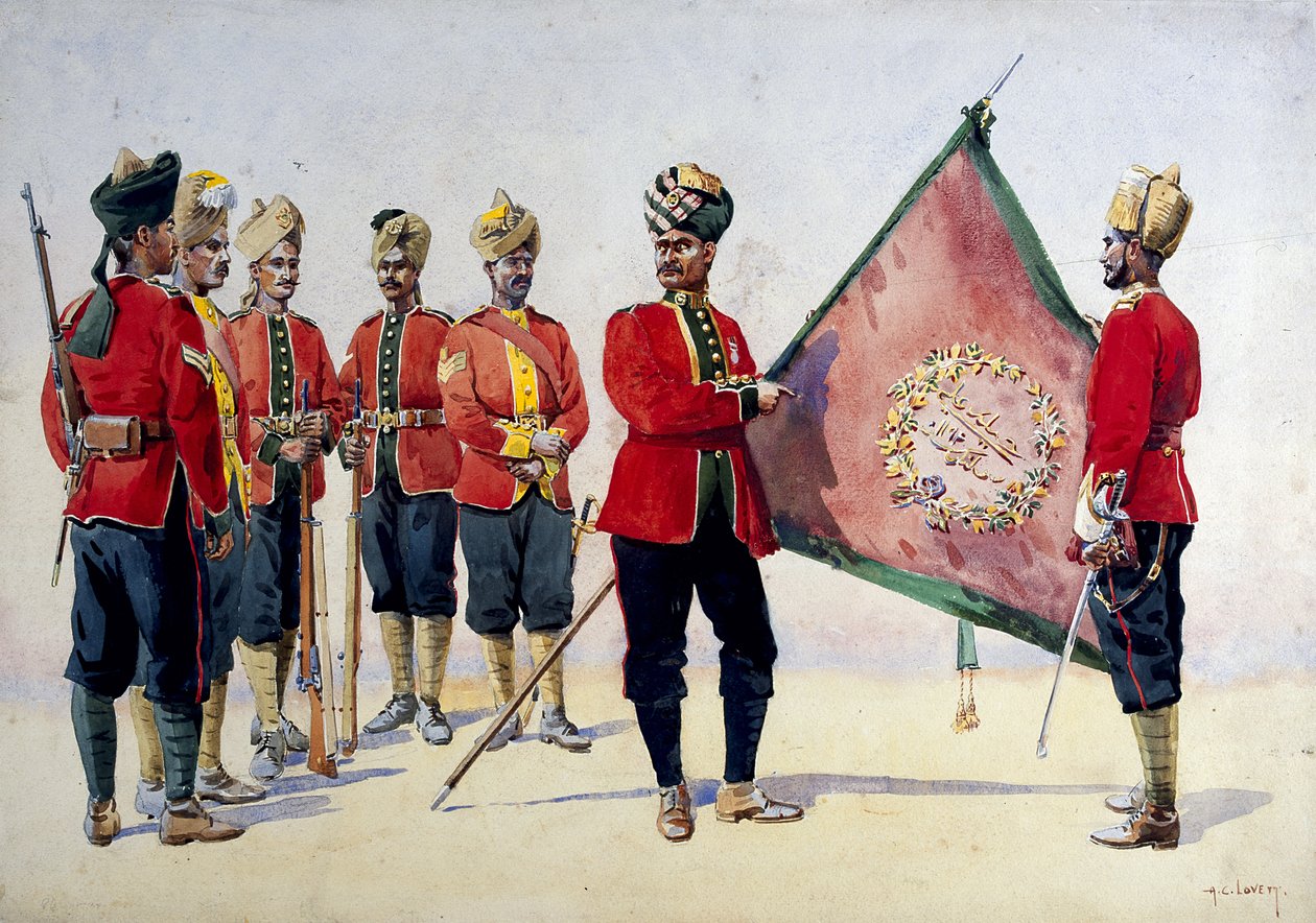 Soldiers of the Carnatic Infantry, illustrasjon for 