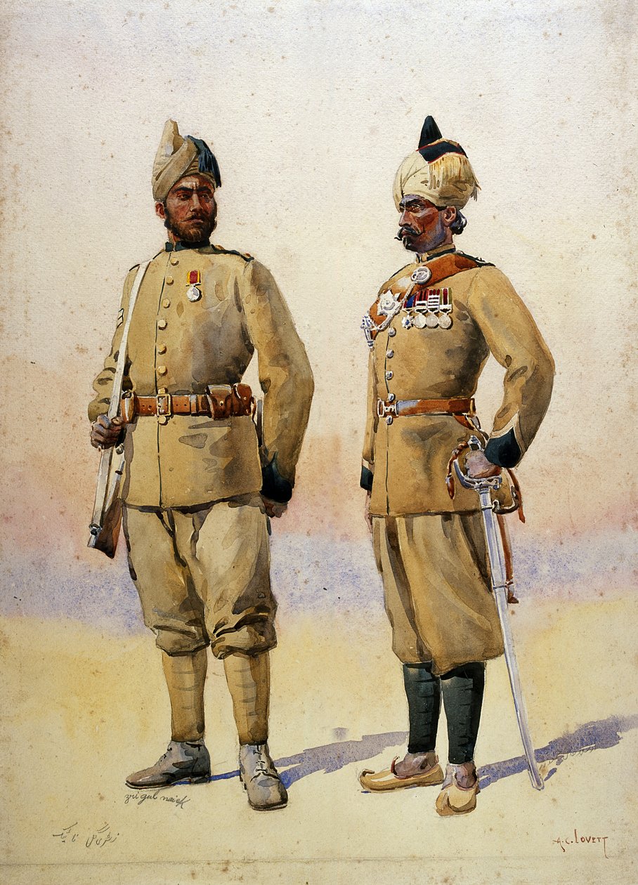 Soldiers of the Frontier Force, illustrasjon fra 