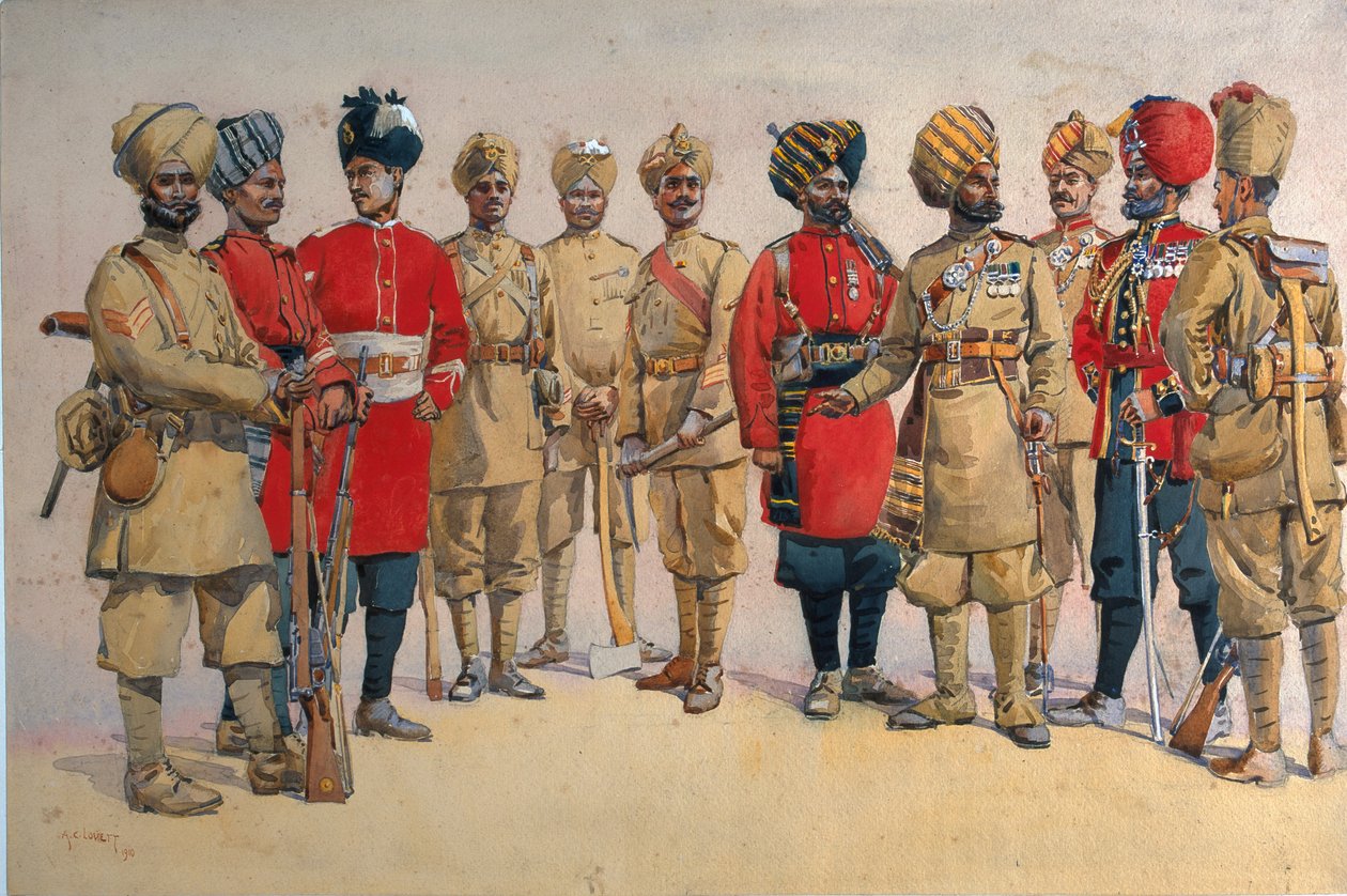 Soldiers of the Pioneer Regiments, illustrasjon for 