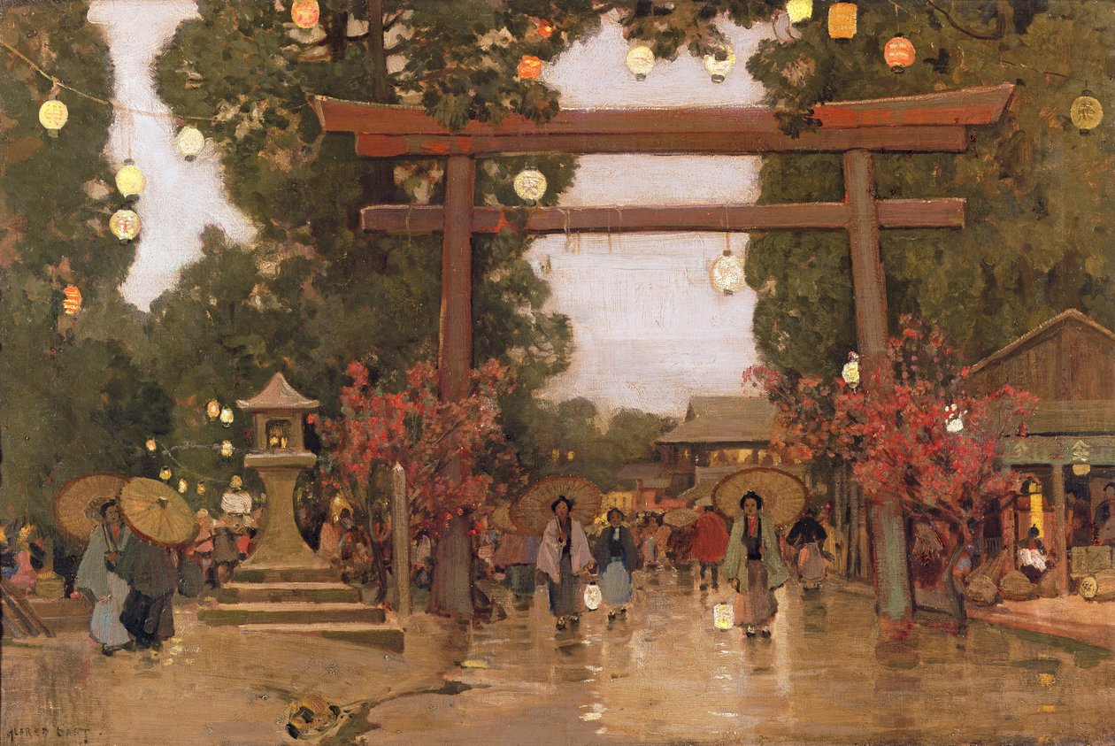 Vår i Japan av Alfred East