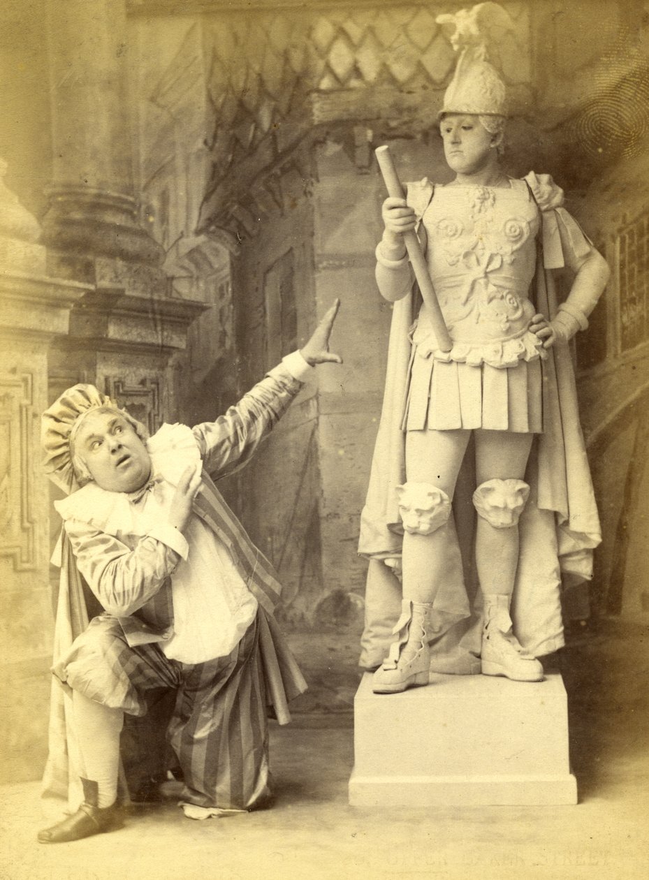 Statuen og Sganarelle, fra en produksjon av 