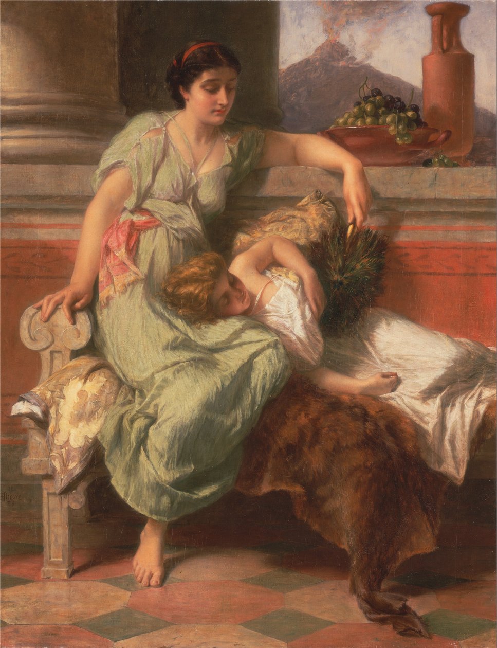 Pompeii, 79 e.Kr. av Alfred W. Elmore