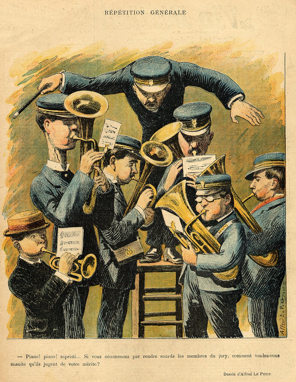 Bandøving, fra baksiden av 