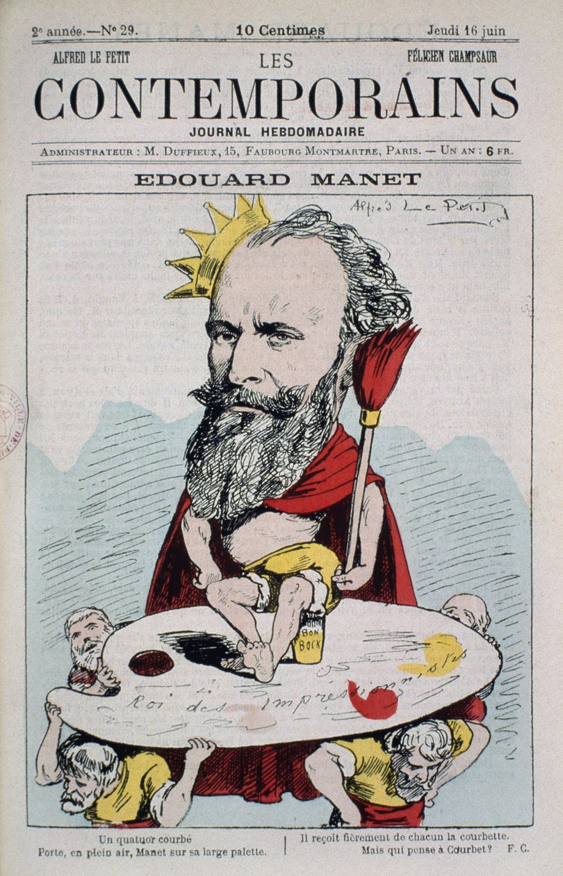Edouard Manet, impresjonistenes konge, omslagsillustrasjon fra 