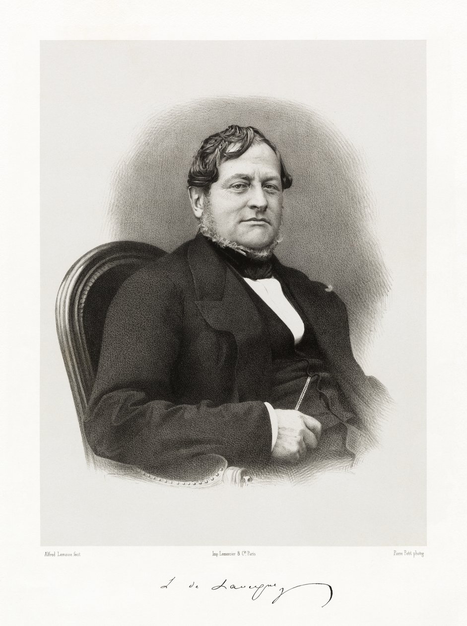 Léonce Guilhaud de Lavergne, 1865-66 av Alfred Lemoine