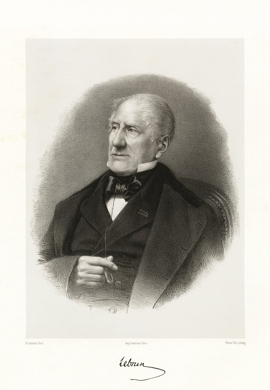 Pierre Antoine Lebrun, 1865-66 av Alfred Lemoine