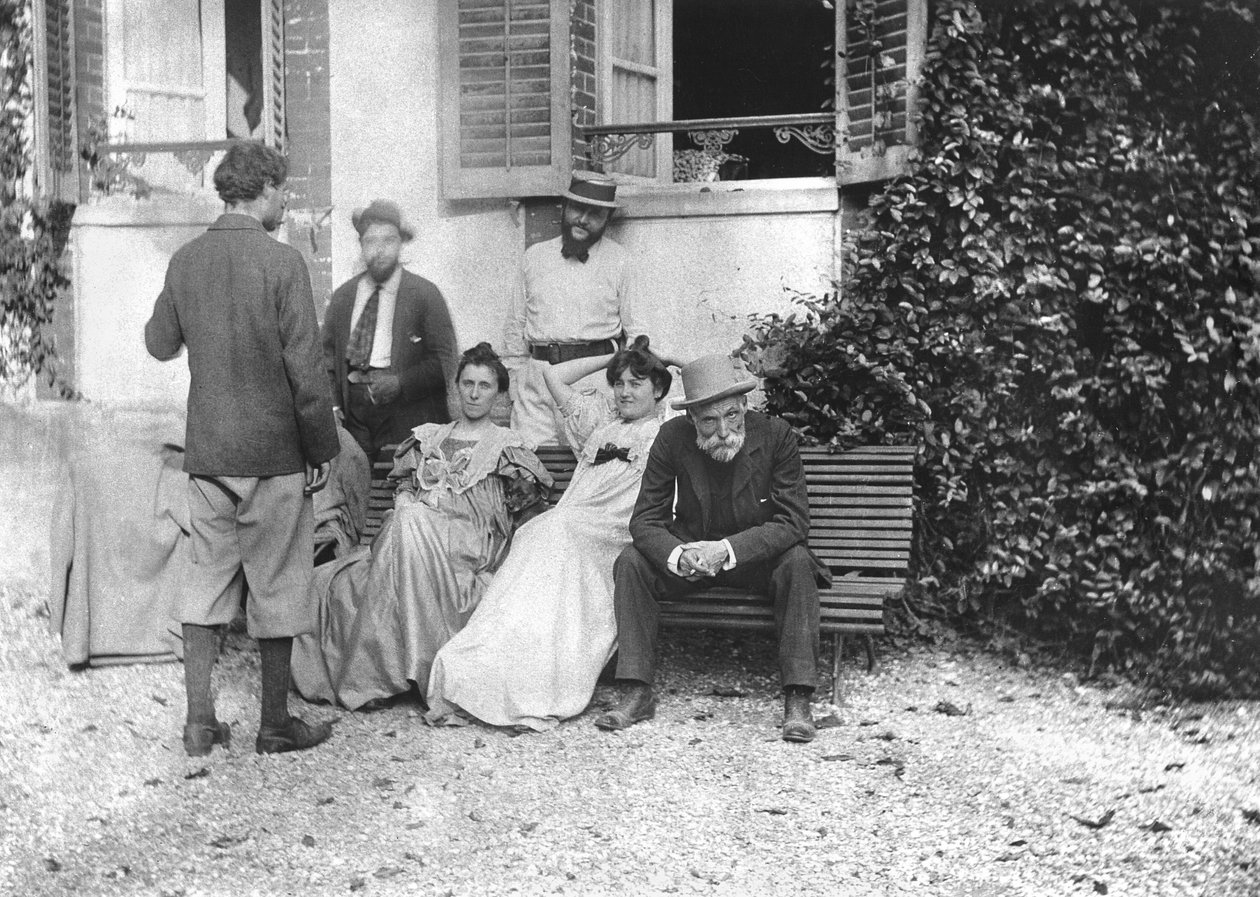 Kvelden for Stephane Mallarmes begravelse (1842-98) søndag 11. september 1898 av Alfred Natanson