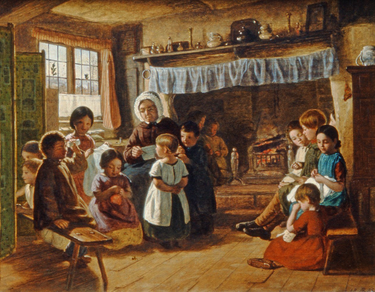 Hytteskolen av Alfred Rankley