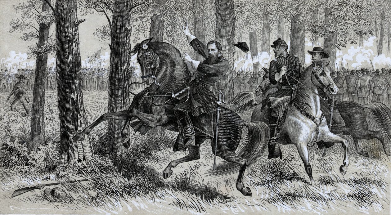 The Fall of Reynolds, pub. 1863 av Alfred Rudolph Waud