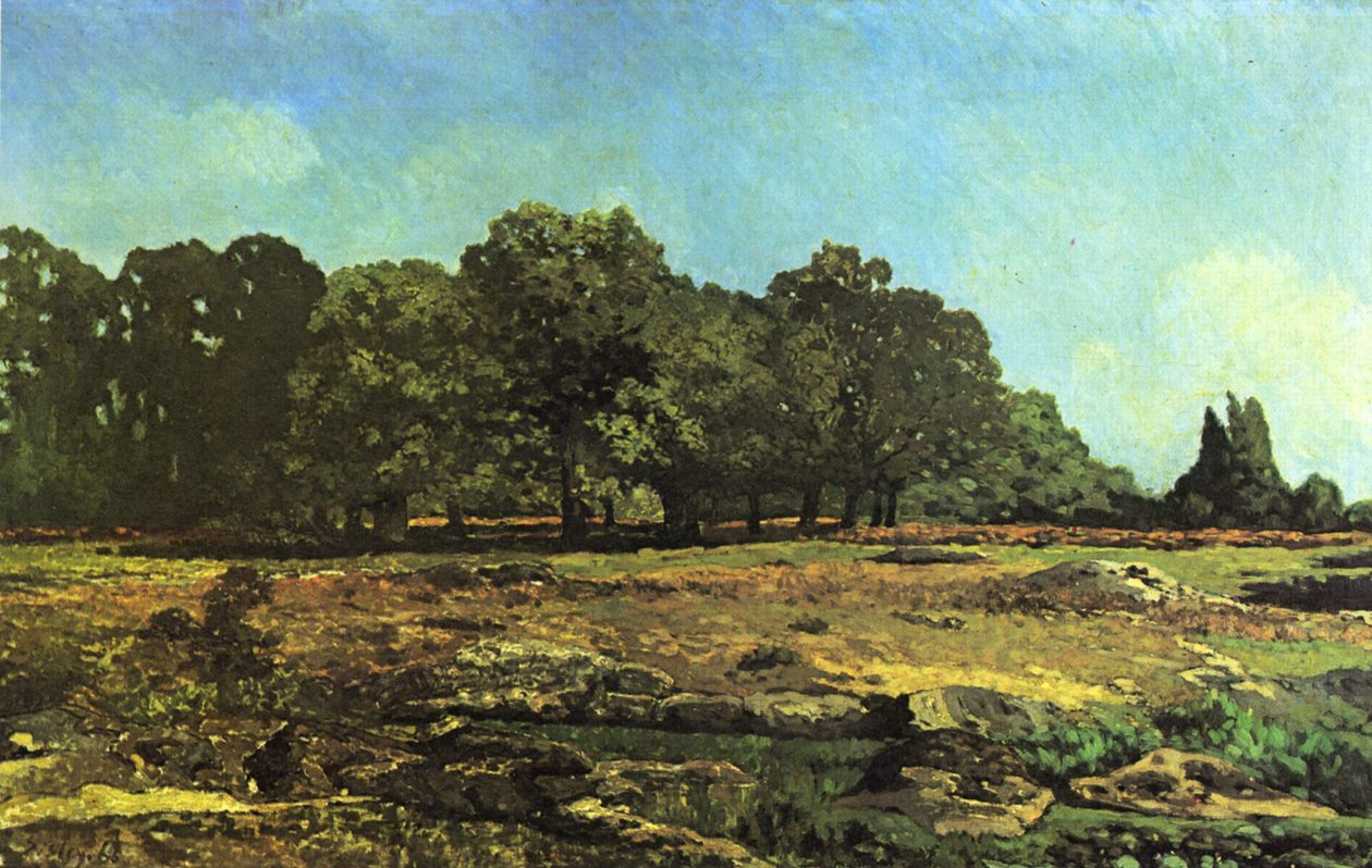 Kastanienallee i La Celle-Saint-Claude av Alfred Sisley