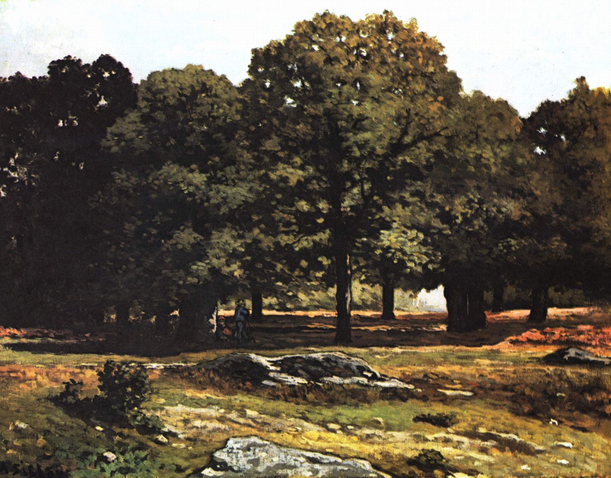 Kastanienallee i La Celle-Saint-Cloud av Alfred Sisley
