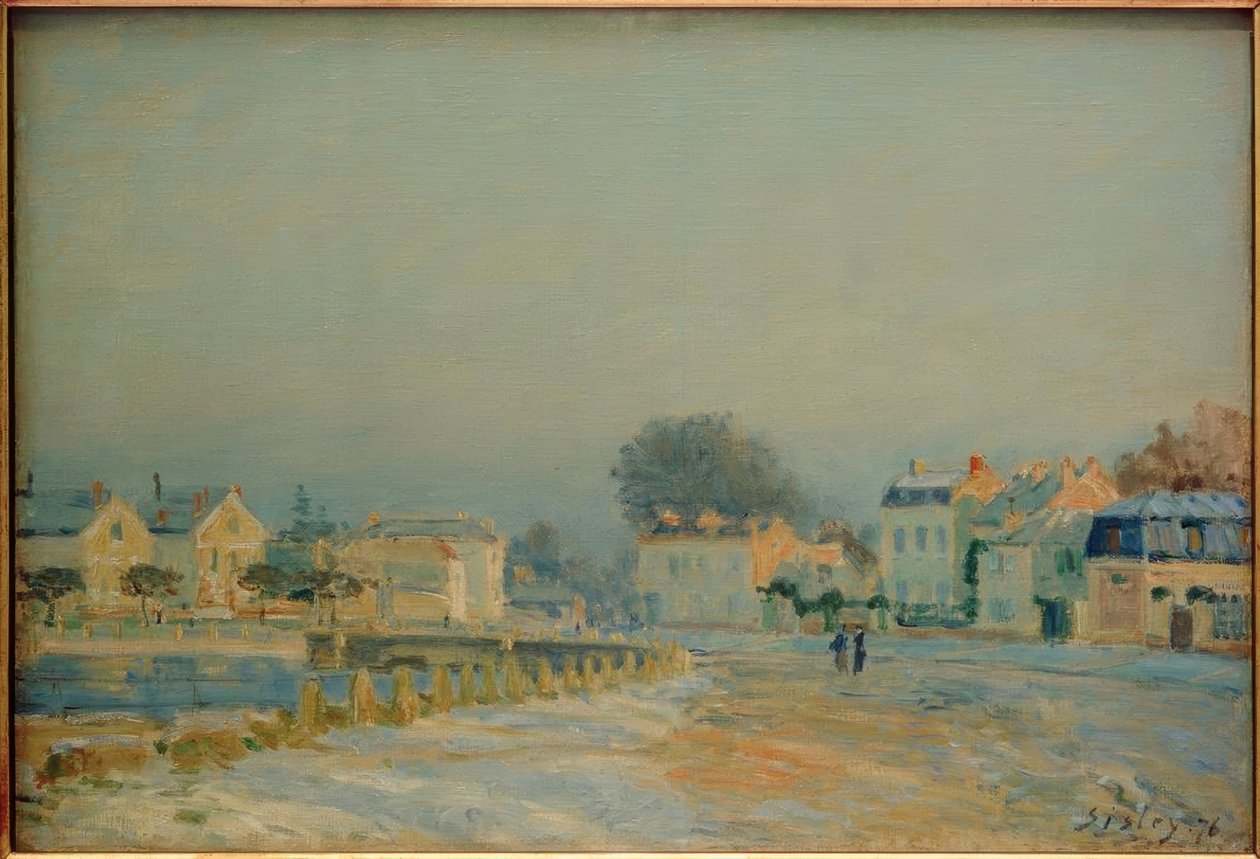 Labreuvoir de Marly - Hvit gelé av Alfred Sisley