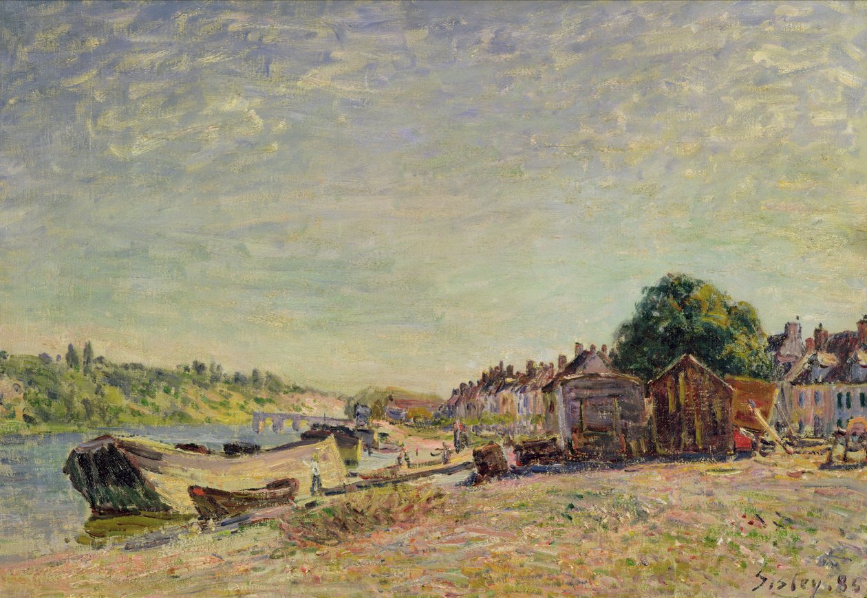 Liong-skogen ved Saint-Mammes, 1885 av Alfred Sisley